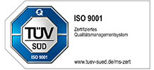 ISO 9001:2015-Zertifikat